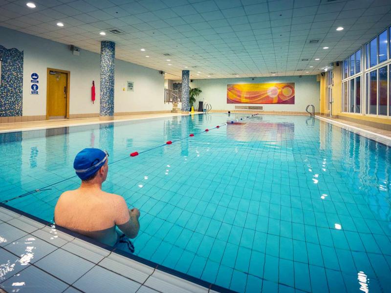 Our 18 m swimming pool in our Award-Winning Zest Health and Fitness Club