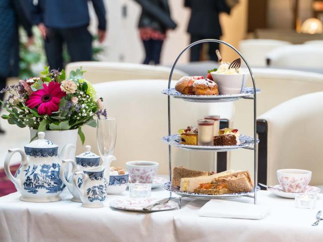 Enjoy Afternoon Tea in our stunning Atrium Lobby 