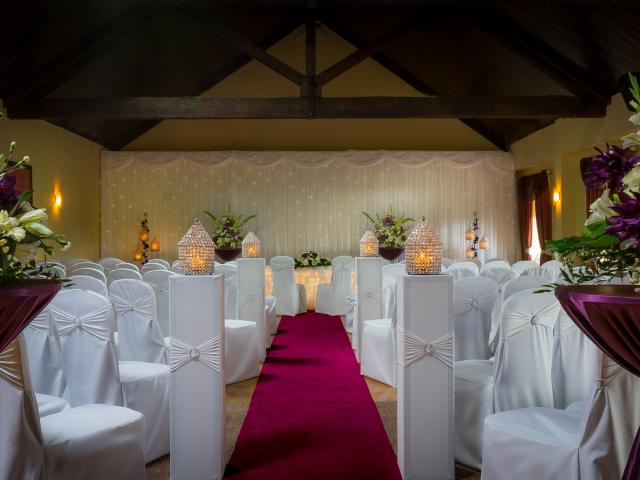 Our Residents Lounge set for a Civil Ceremony 