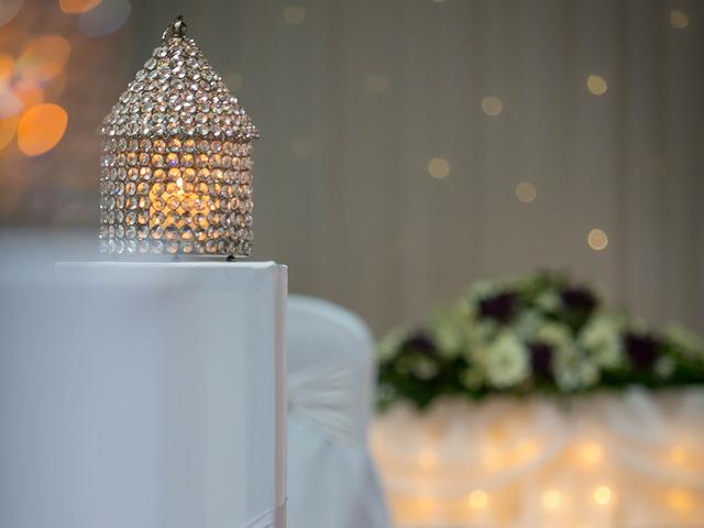 Crystal Lanterns for a Civil Ceremony at the Cavan Crystal Hotel