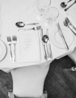 Aerial shot of menus