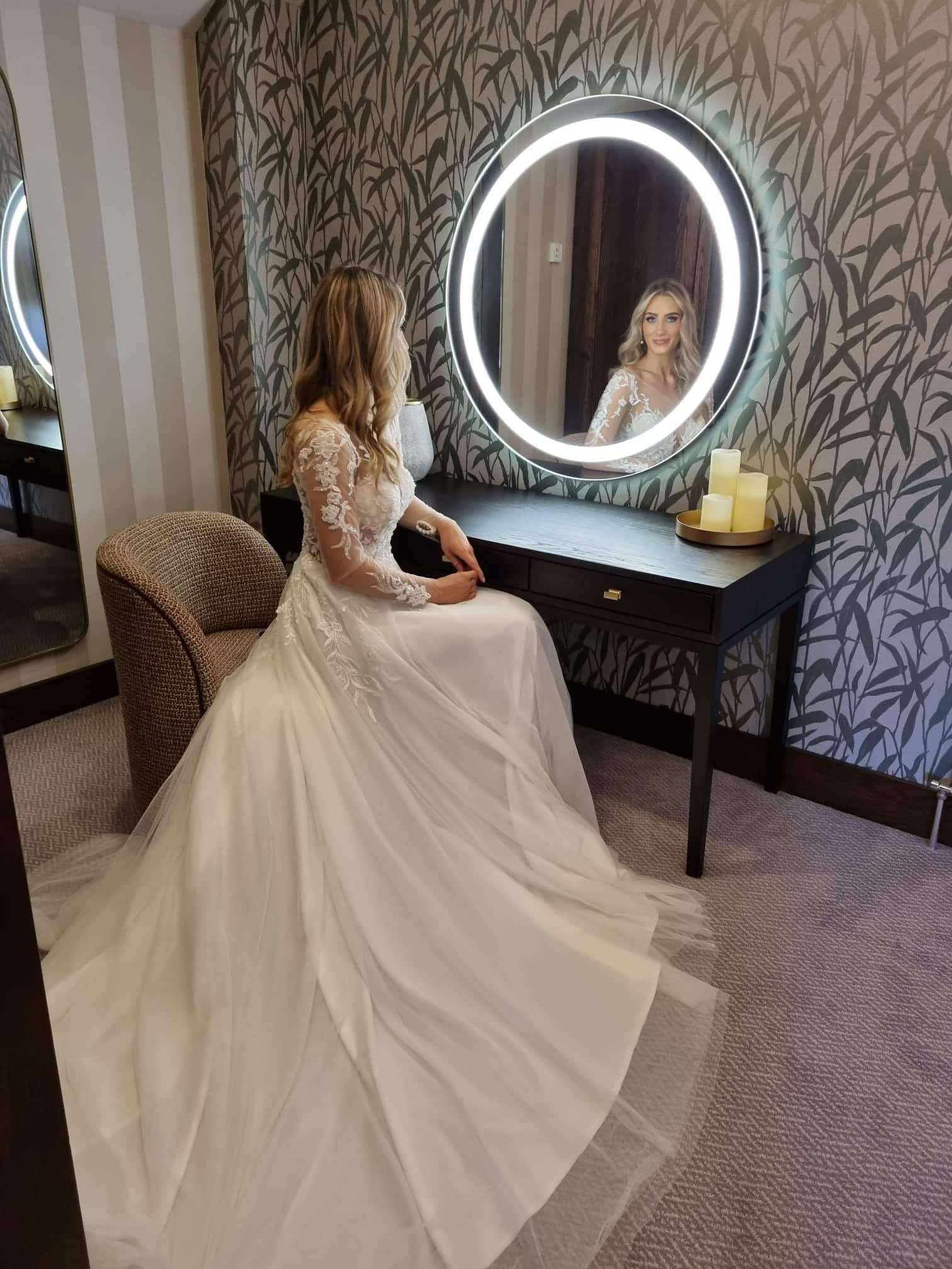 Bride at mirror II