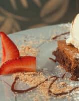 Chocolate Brownie Close up 2