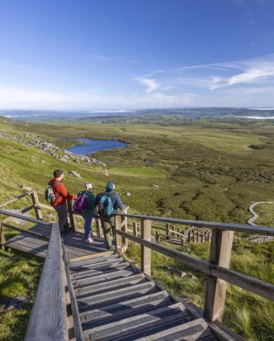 Cuilcagh Boardwalk, County Fermanagh, Northern Ireland.