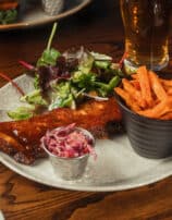 Ribs and SP Fries