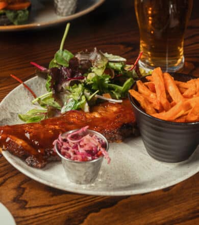 Ribs and SP Fries